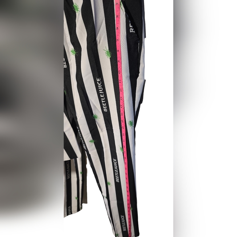 Offstream BEETLEJUICE Striped Black and White Suit Large - Picture 8 of 16